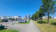 Budynek Wydziału Budownictwa, Inżynieri Środowiska i Architektury - w głębi, w centralnej części 