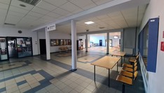 Widok wewnątrz budynku Wydziału - pierwsze piętro